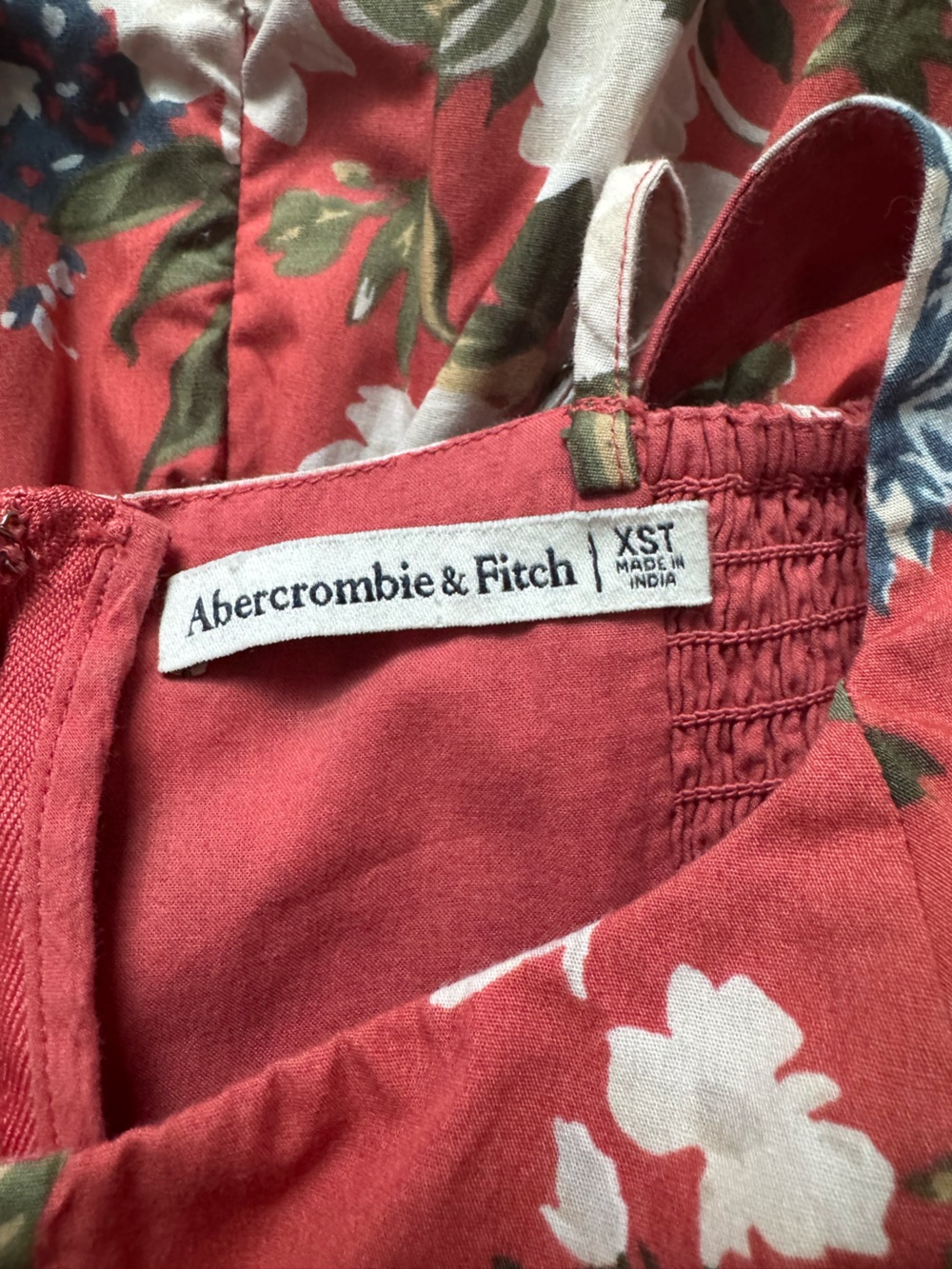 ABERCROMBIE Red Corset Romper Dress XST - Picture 11 of 12